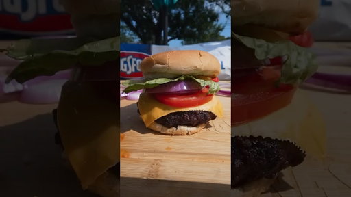 How to grill burgers 🍔