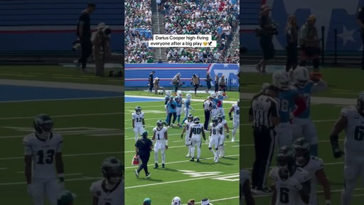 Darius cooper showing everyone love I love this new Eagles offense #symonewiththesports #eagles