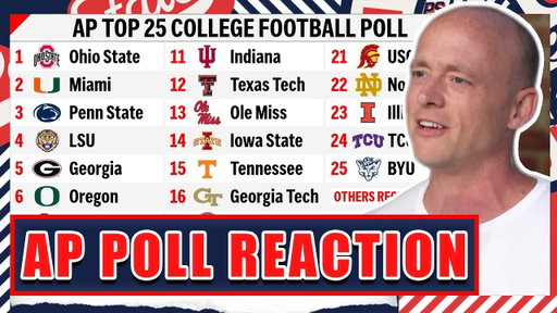 AP Poll Week 5 Reaction...MOST Overrated & Underrated Teams - Josh Pate Cut