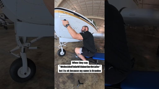 That's not us anyways #aircraftdetailing