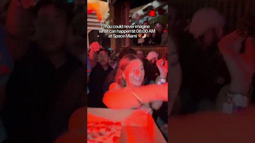 Meduza at Space = 🍕🍕🍕 #shorts #spacemiami
