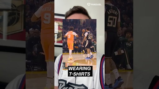 Why are so many NBA players wearing t-shirts under their jerseys?