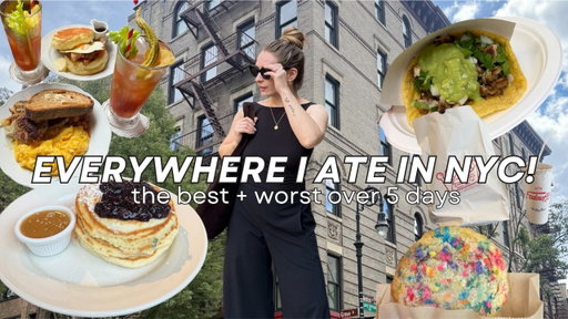 EATING OUR WAY AROUND NEW YORK! Where to eat + not!