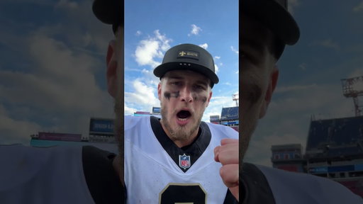 Tyler Shough reacts after Win vs. Titans! #nfl #shorts
