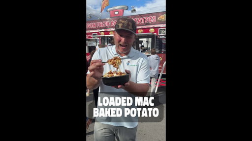 The Loaded Mac 'n' Cheese Baked Potato!