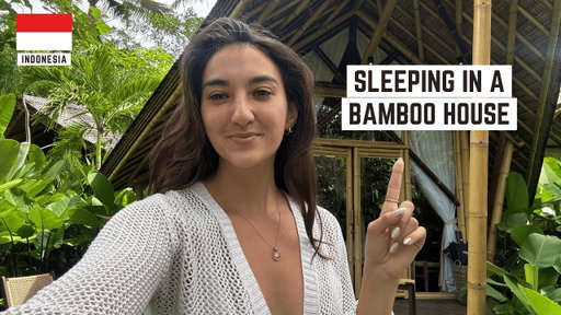Solo trip to Sidemen, Bali - Bamboo House Tour 🇮🇩 Bali Vlog