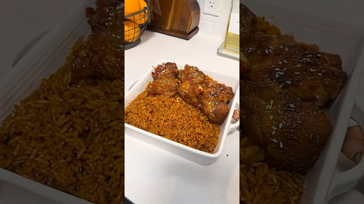 What I cook as a Nigerian wife | Episode 1 | Jollof rice and Turkey
