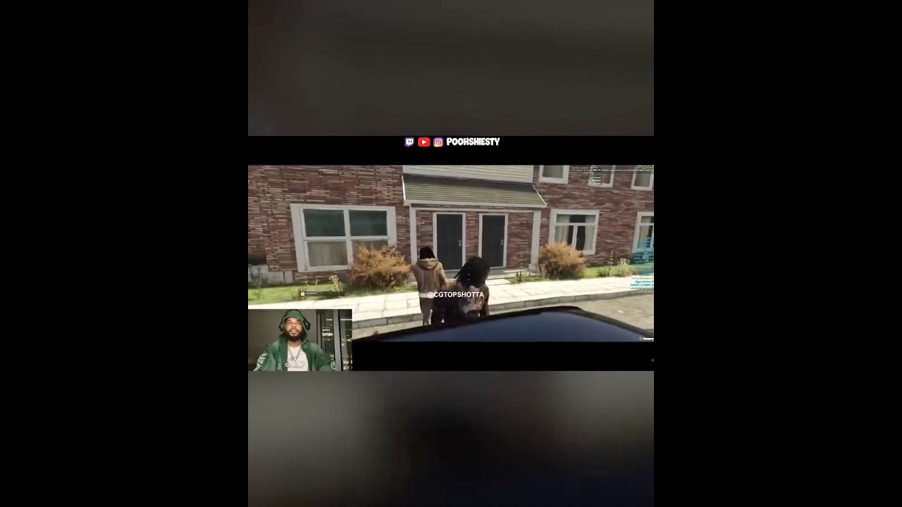 Pooh Shiesty pulls up to his old hood on his Shiesty Season GTA RP server 🎮😂