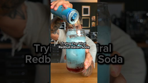 Trying a viral Italian Soda #drink