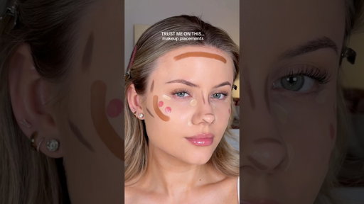 trust me on this!! makeup placements #makeup #makeuphacks #makeupinspo