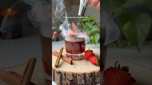 Smoked Strawberry Brûlée Cinnamon Cold Brew #coffee #coldbrew