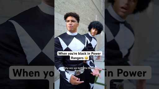 When you’re black in Power Rangers‼️🤣 #comedyshorts #sketchcomedy #snl
