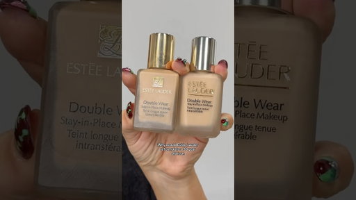 NEW VS OLD ESTÉE LAUDER DOUBLE WEAR FOUNDATION 😳 #makeupshorts #longwearmakeup #makeupchallenge