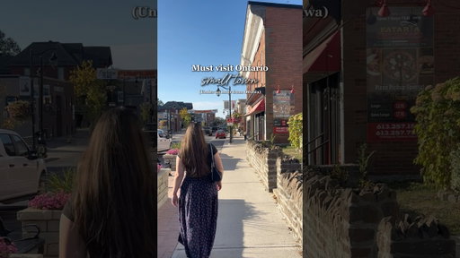 Your small town guide to Carleton Place 🤎 This is a must visit Ontario town #canadatravel #ontario