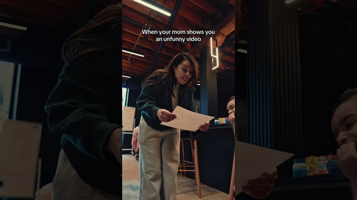When your mom shows you an unfunny video 🥲🖤