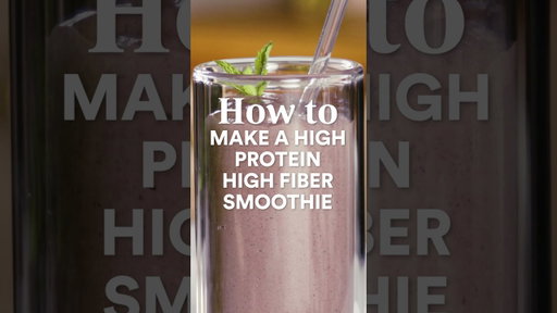 High Protein High Fiber Smoothie 🫐 | Whole Foods Market