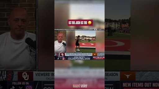 think it’s safe to say Josh Pate is all of us watching John this offseason 👀🔥