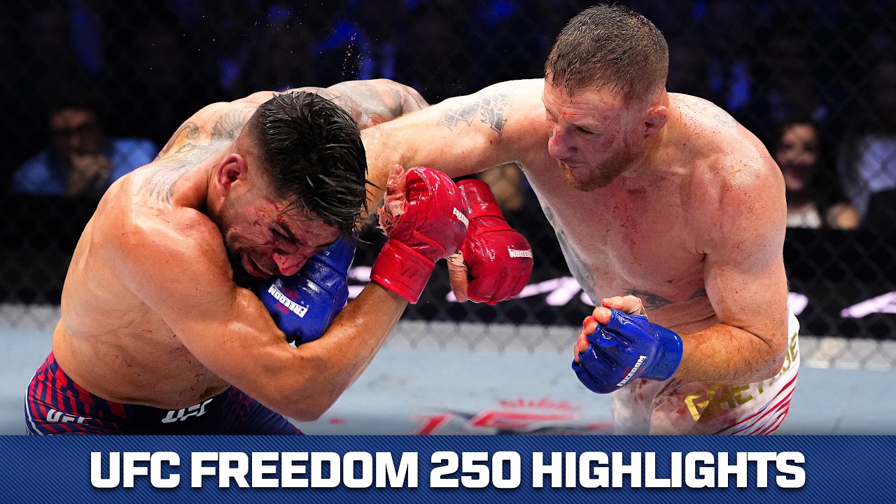 Justin Gaethje vs Ilia Topuria 🚨 | UFC Freedom 250