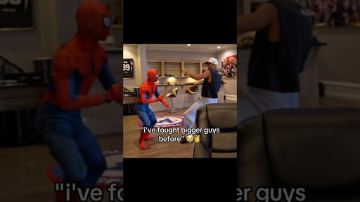 Marlon meets Spiderman 😭 #mar3lg #marlon #twitchclips #shorts