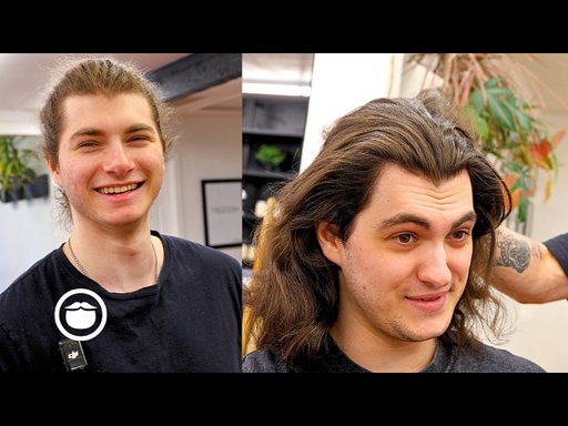 He Cut Off His Long Hair and Surprise His Brother | Amazing Transformation and Reaction