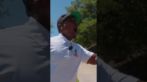 Kevin Hart dressed like a UPS driver on the golf course…