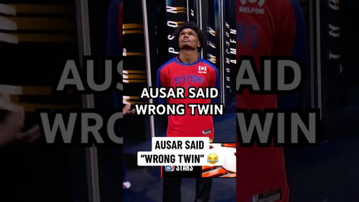 Camera man couldn’t figure out who was who at last year’s rising stars game 😂