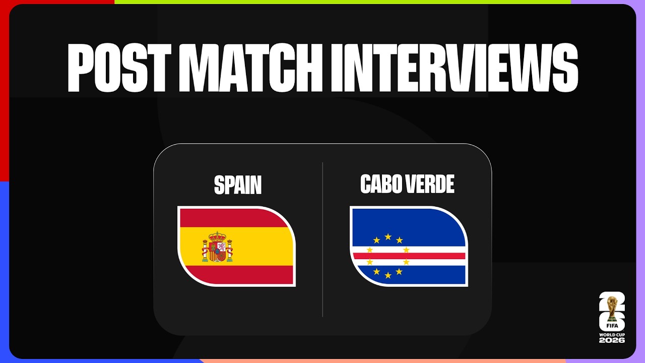 Post-Match Player Interviews: Spain 0-0 Cabo Verde