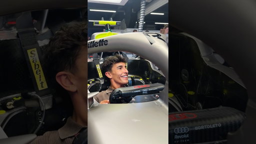 You get surprised by a nine-time world champion who speaks the same language of speed as you. #ARF1