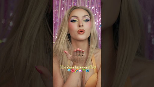 You HAVE to try ZARA LARSSON Makeup🐬🌈🌺