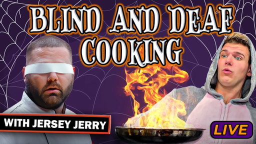 BLIND AND DEAF COOKING with Jersey Jerry (HALLOWEEN EDITION)