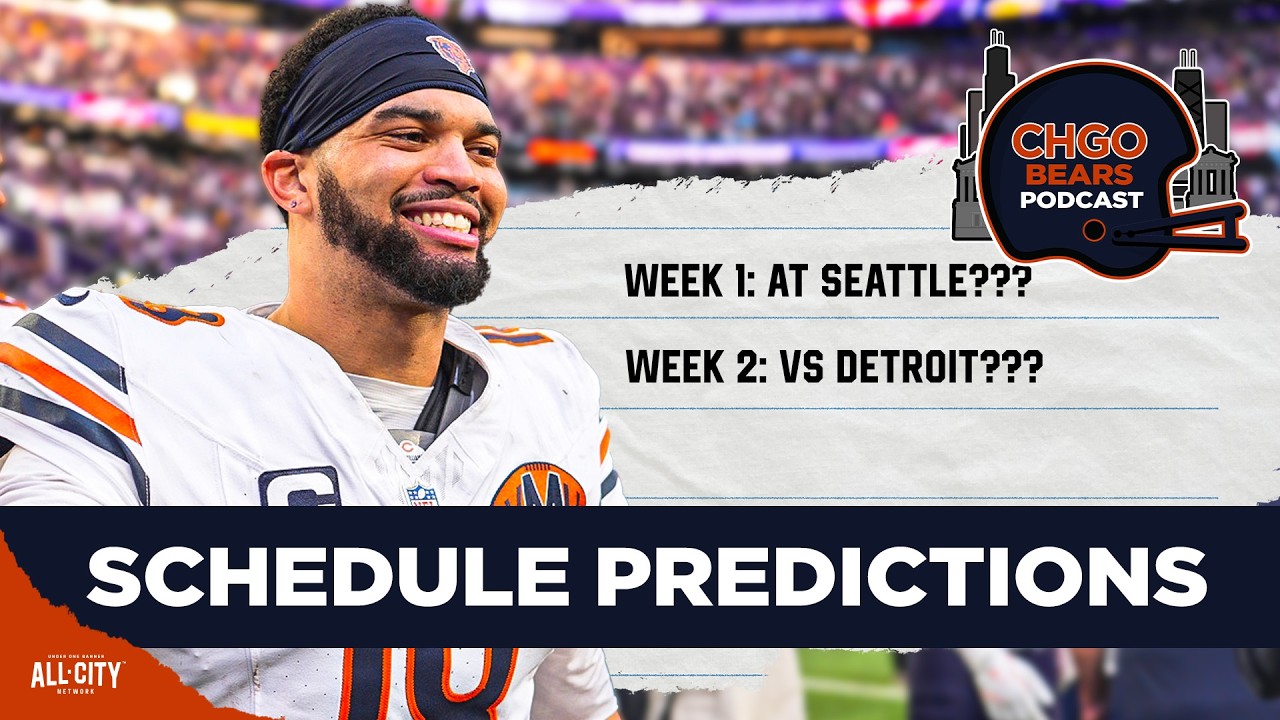 BEARS SCHEDULE PREDICTIONS: How Many Times Will Caleb Williams Be in Primetime? | CHGO Bears