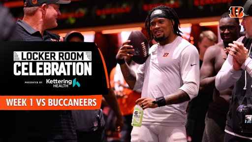 2026 Week 1 vs Tampa Bay Buccaneers | Locker Room Celebration