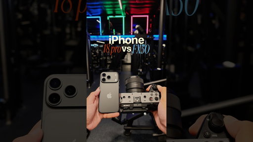 iPhone 18 pro vs Sony fx30 #shorts