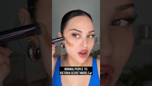 Normal People vs Victoria Secret Model Makeup l Christen Dominique