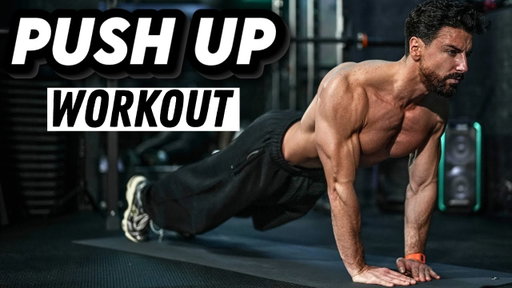 Intense PUSH UP Workout | Rowan Row