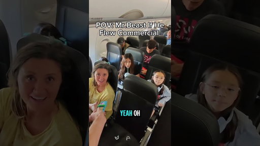 If Mr.Beast flew Commercial ✈️