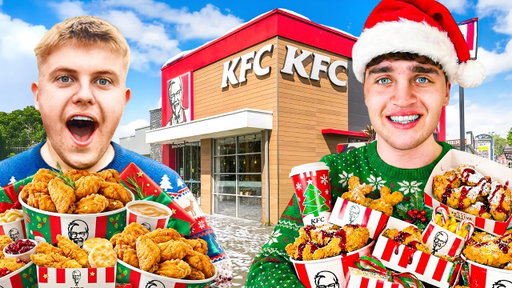 Bov Boys Try Everything On The KFC Christmas Menu!