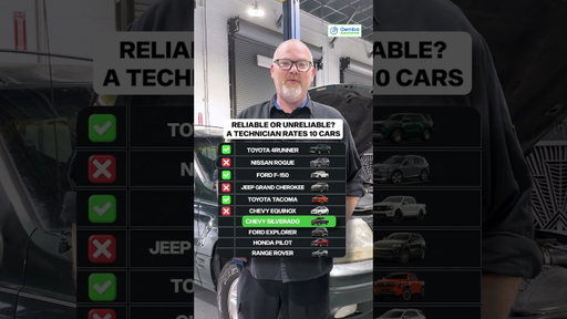 A real car mechanic rates 10 popular vehicles as reliable or completely unreliable.  #mechanic