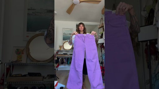 a tutorial on how to cut your pants into shorts / jorts / shants etc :-) #diy #jorts