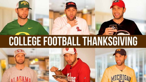 College Football Playoff Teams Thanksgiving Dinner!