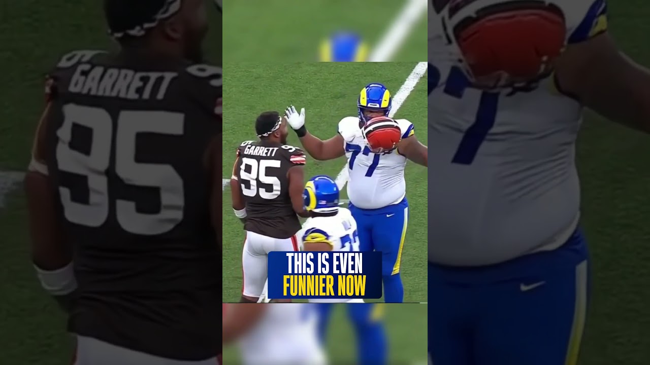 Subtle foreshadowing 🤣 #shorts #rams #mylesgarret
