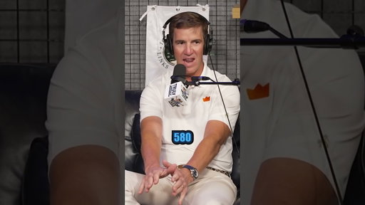 Eli Manning gives us his hard count to try and get us to jump offside @Rhoback