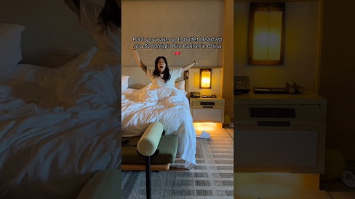 POV: you wake up to buffet breakfast at a $200/night Ritz Carlton in China 🇨🇳
