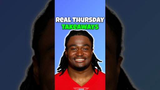 Week 1 TNF Takeaways