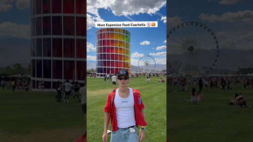 Trying the best food at Coachella from least expensive to most expensive #coachella