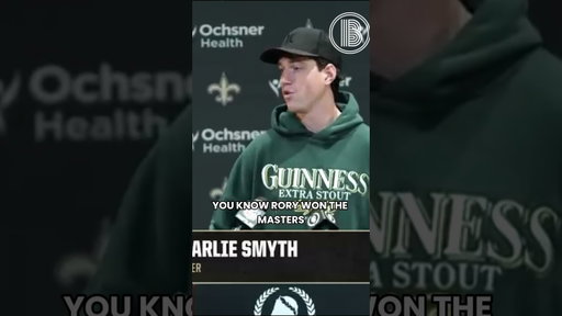 Great answer from Charlie Smyth to question about Northern Ireland sporting year