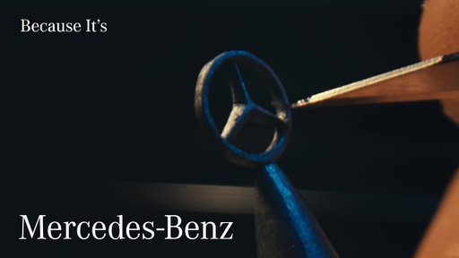 Hand-Carved Mercedes Star in an S-Class | Because it’s Mercedes-Benz