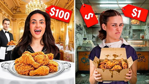 We Tried $1 vs $100 Fried Chicken