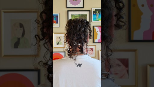 it will always be amazing to me how curly hair transforms when you wash it