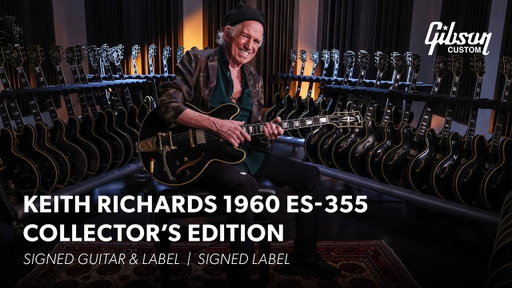 Introducing the Gibson Custom Keith Richards 1960 ES-355 Collector's Edition